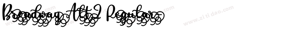 Broadway Alt2 Regular字体转换